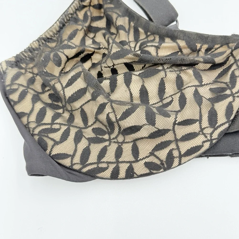 Olga by Warners Black Nude Lace Underwire Bra 40C‎ Full Coverage